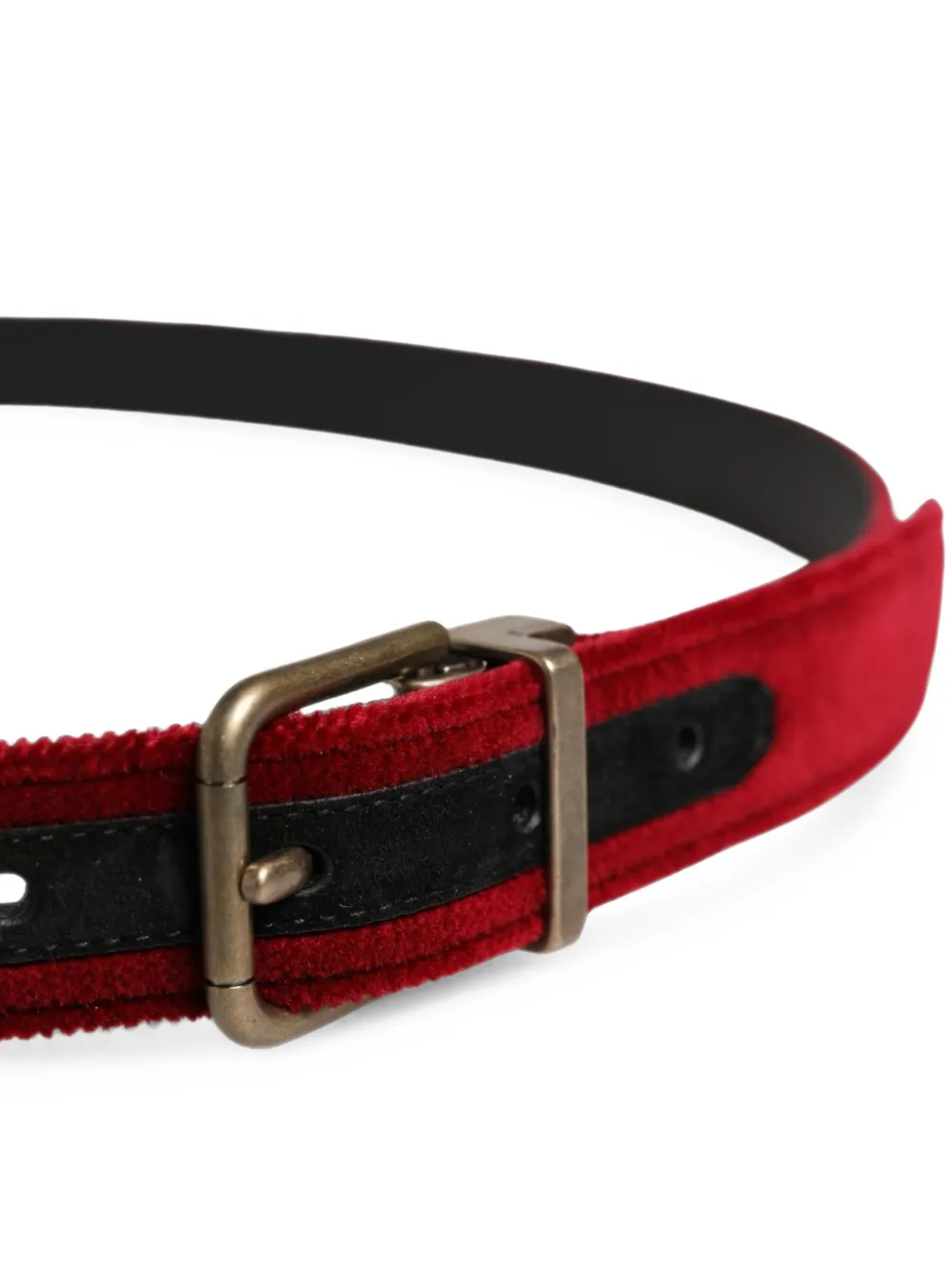 Dolce & Gabbana Fluwelen gespriem Rood