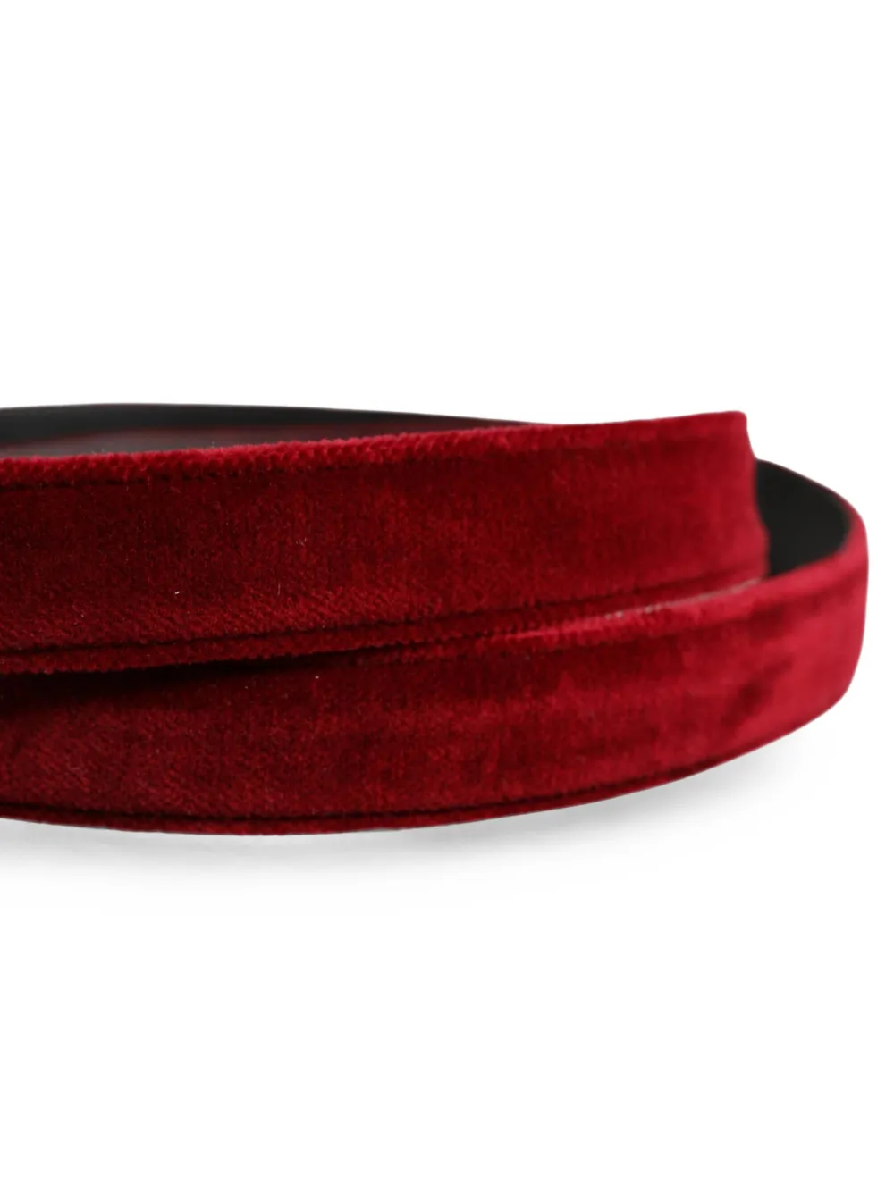 Dolce & Gabbana Fluwelen gespriem Rood