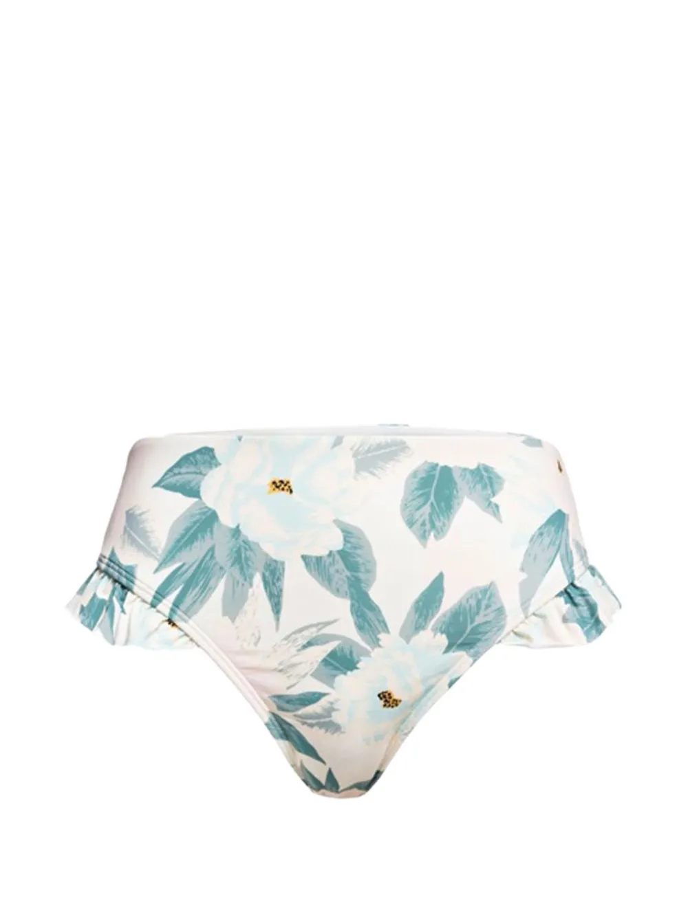Billabong floral-print ruffled bikini bottoms · 8