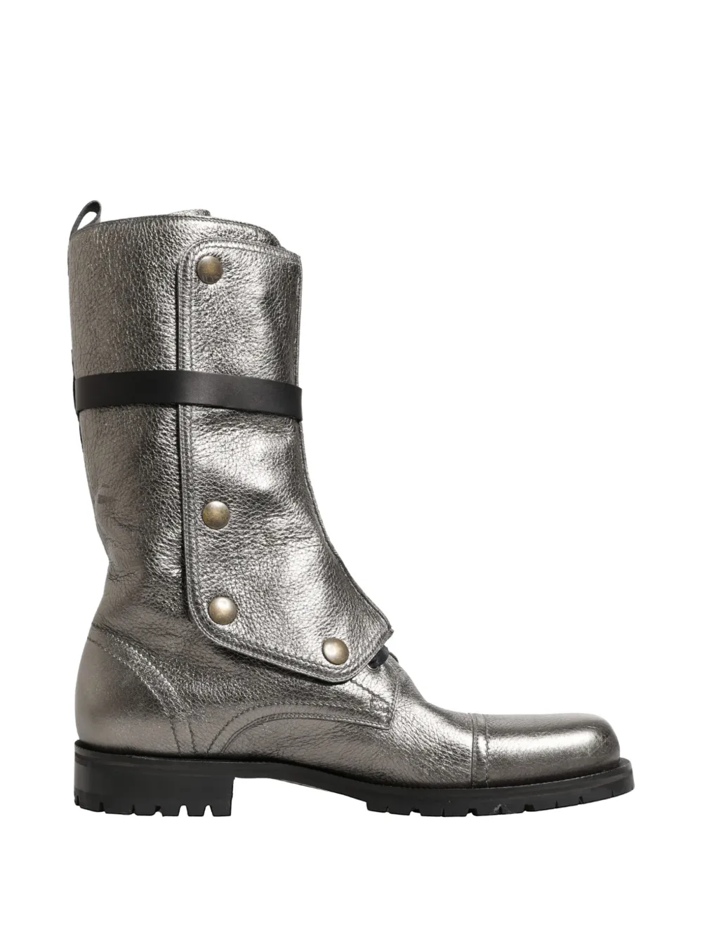 Dolce & Gabbana buckle-fastening combat boots Grijs