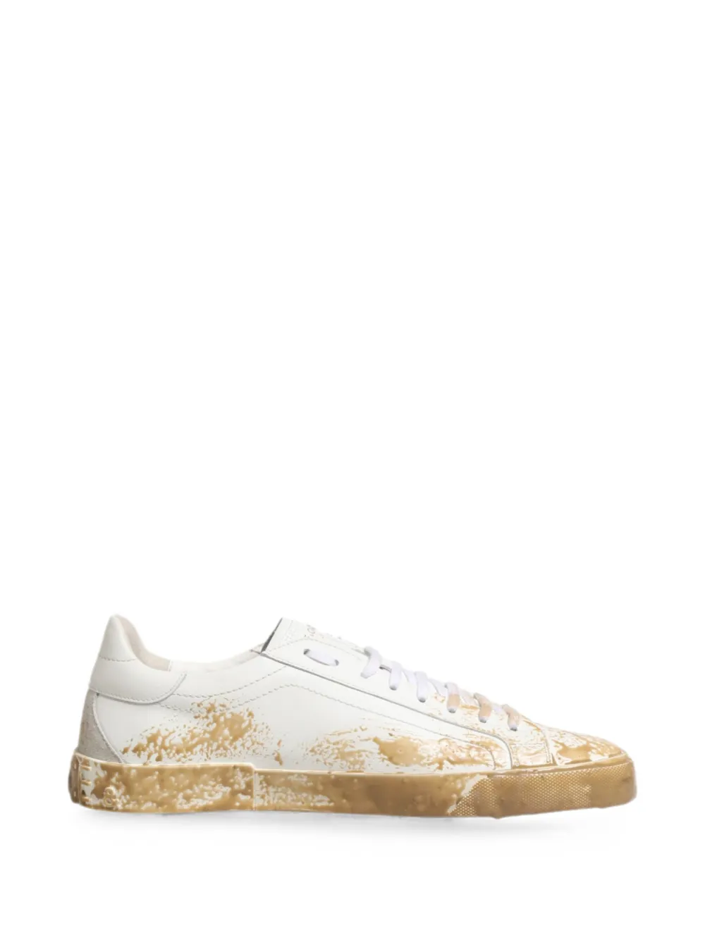 Dolce & Gabbana Sneakers aus Leder - Weiß