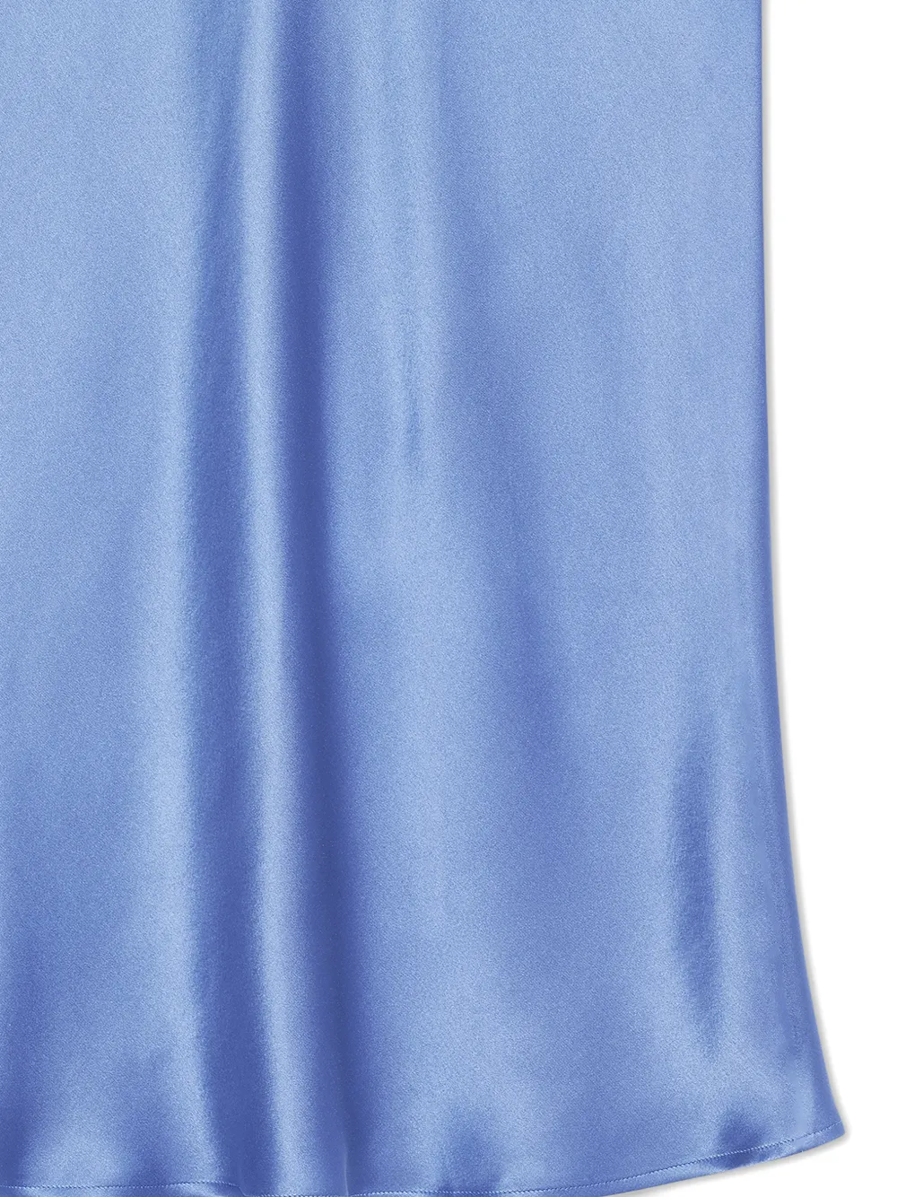 ANINE BING Bar zijden rok Blauw
