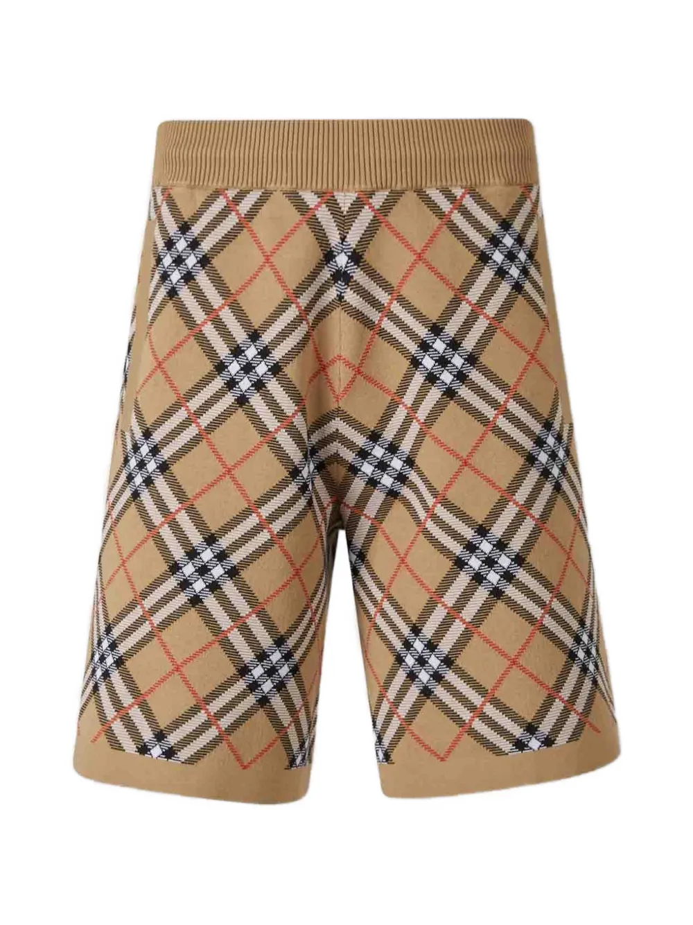 Burberry Check knit shorts - Toni neutri