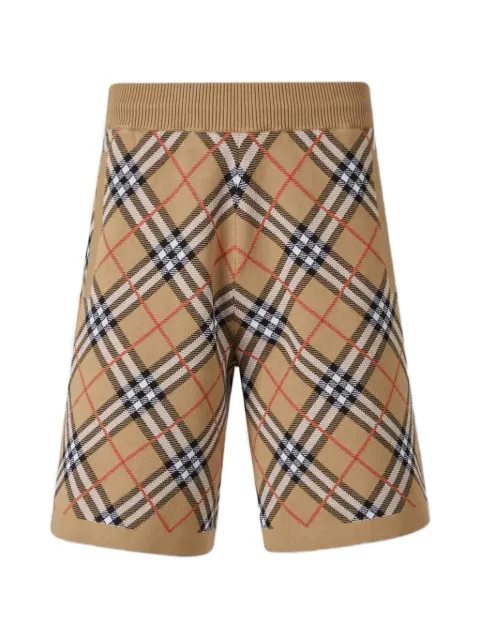 Burberry Check knit shorts