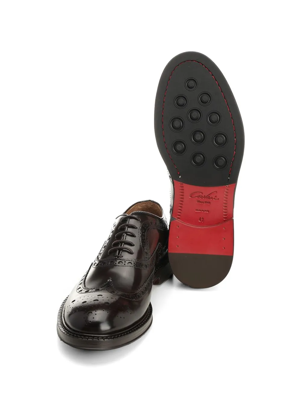 corvari brogue leather oxford shoes Bruin