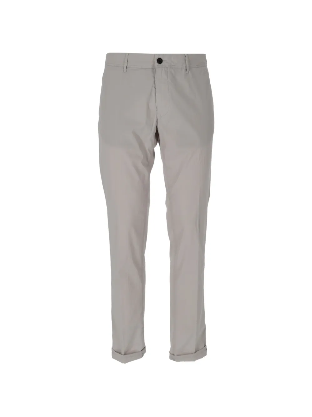 Incotex turn-up cuff chinos - Grigio