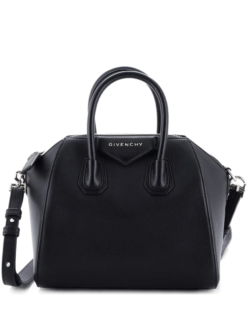 Givenchy Pre-Owned Antigona Bag Leather Mini crossbody bag - Nero