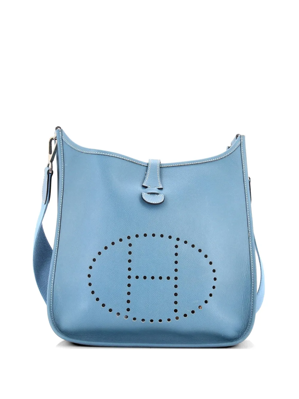 Hermès Pre-Owned Evelyne Bag Gen I Epsom PM crossbody bag - Blu