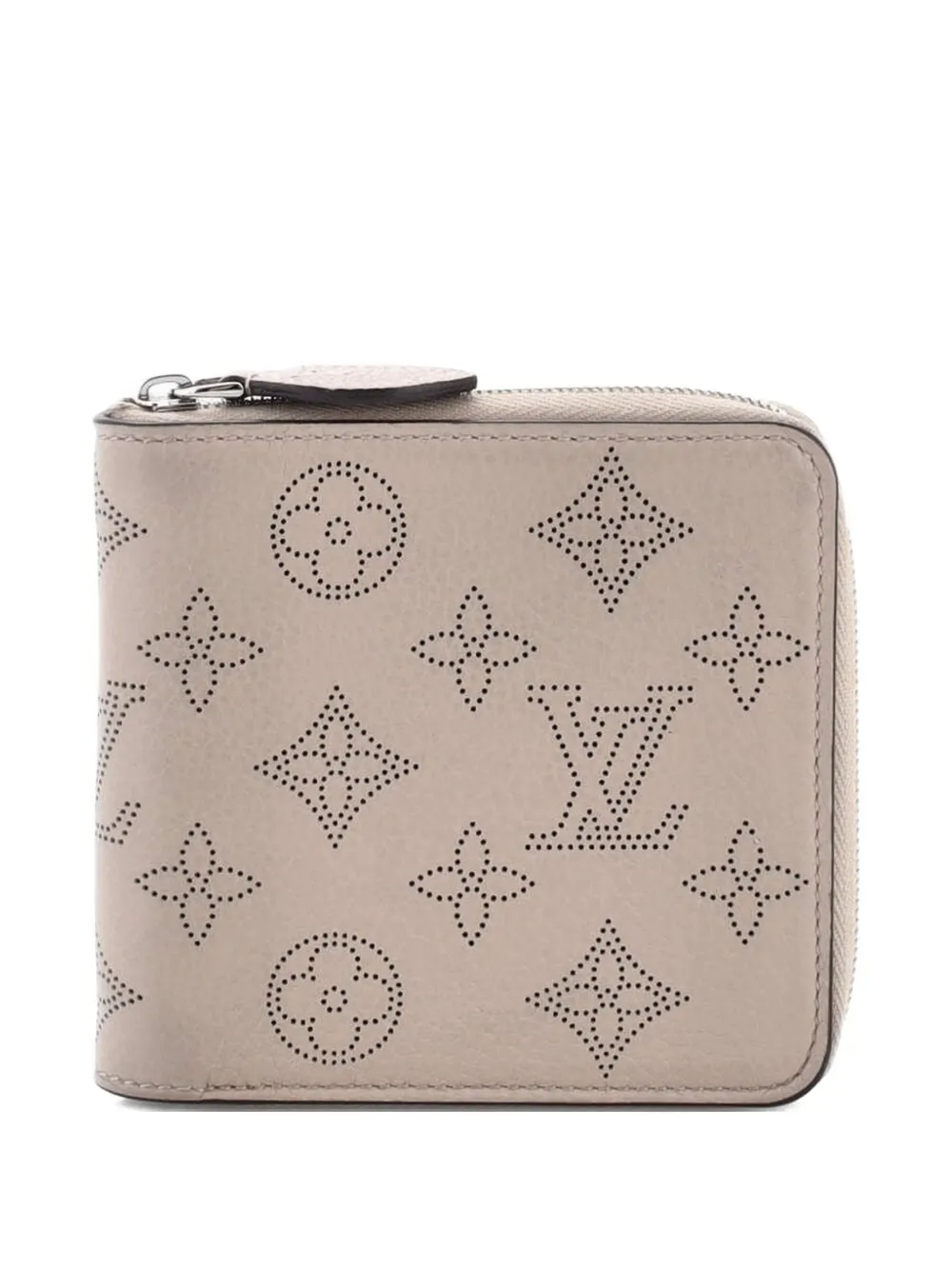 Louis Vuitton Pre-Owned Zippy Compact Wallet Mahina Leather small wallets - Neutrals