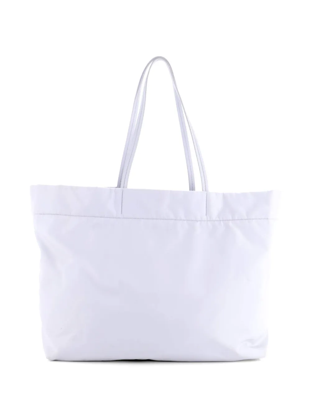  Prada Pre-owned Bolso Shopper Open Grande De Re-nylon - Gris 