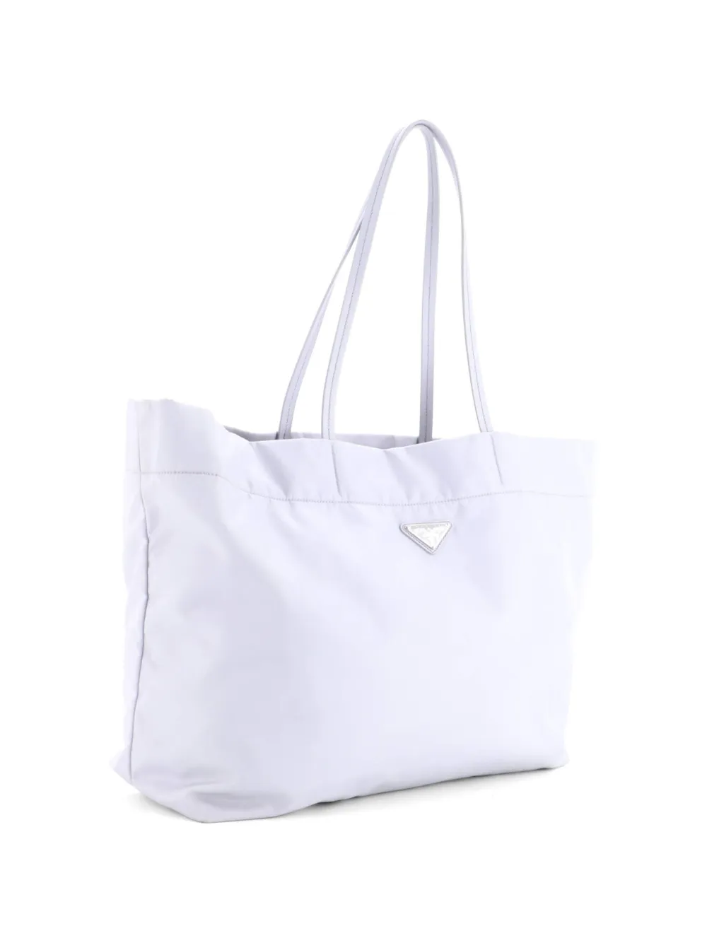  Prada Pre-owned Bolso Shopper Open Grande De Re-nylon - Gris 