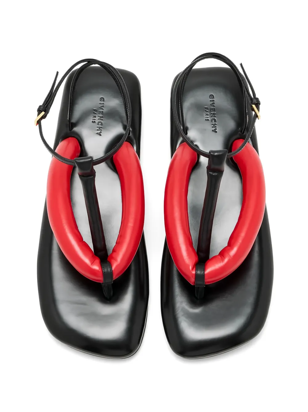 Givenchy Boudoir padded sandals Zwart