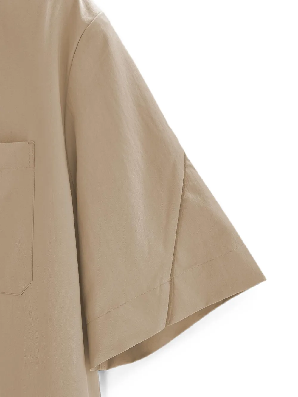 Givenchy Couture Seam overhemd met rits Beige