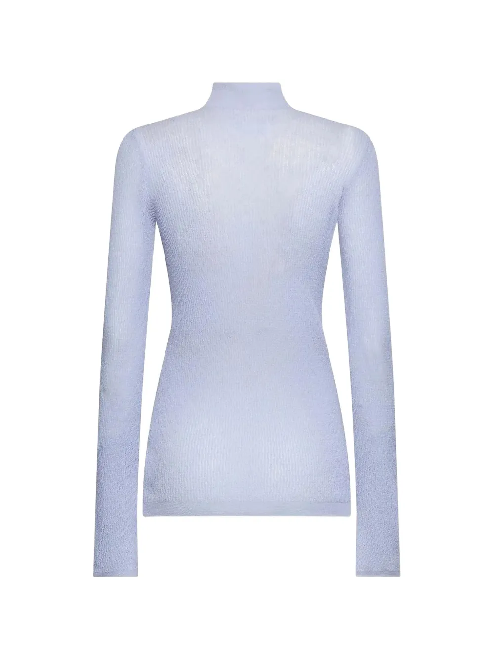 Maison Margiela Fijngebreide trui met hoge hals Blauw