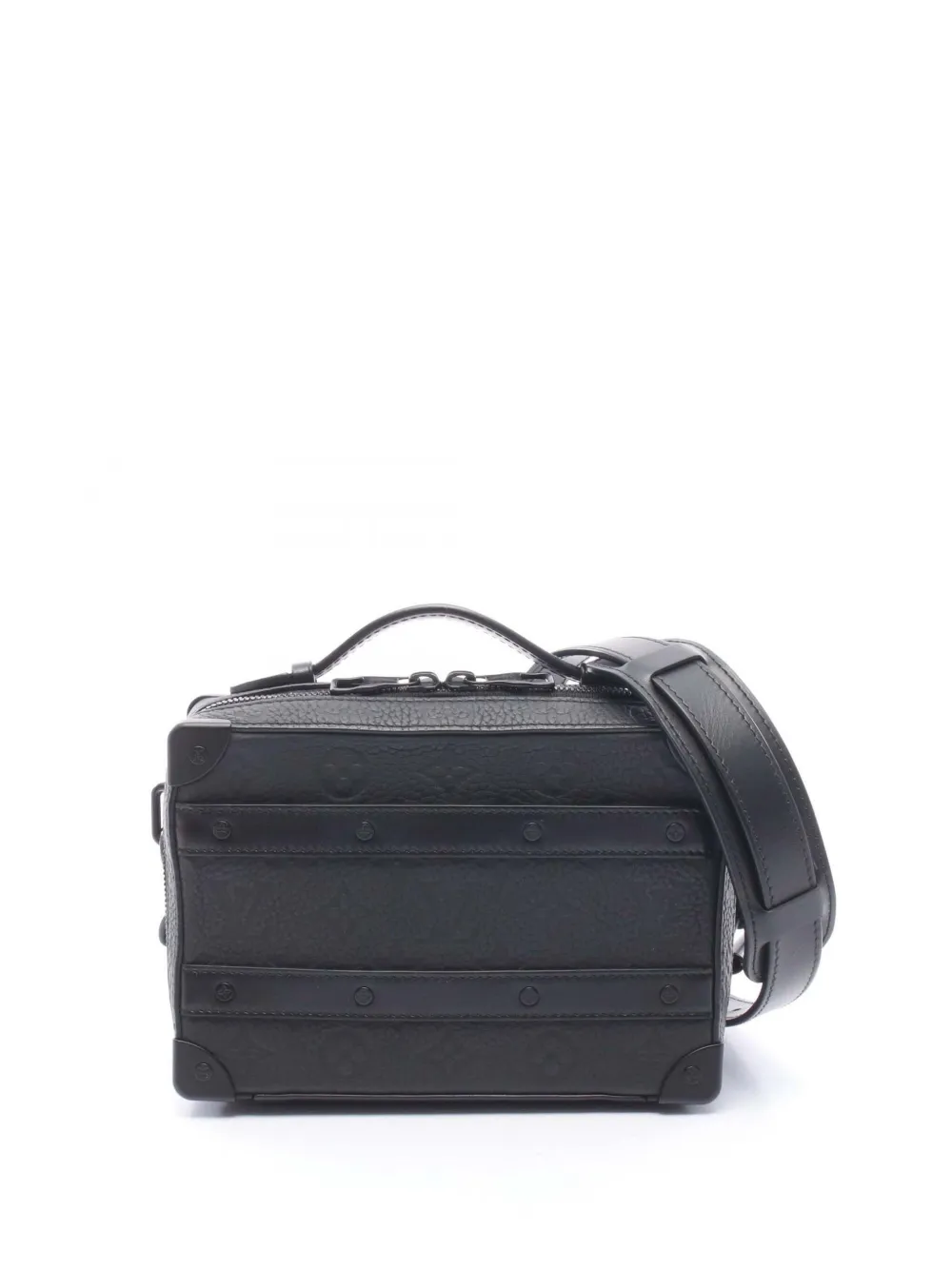 Louis Vuitton Pre-Owned 2021-2026 Monogram Taurillon Handle Soft Trunk crossbody bag - Schwarz