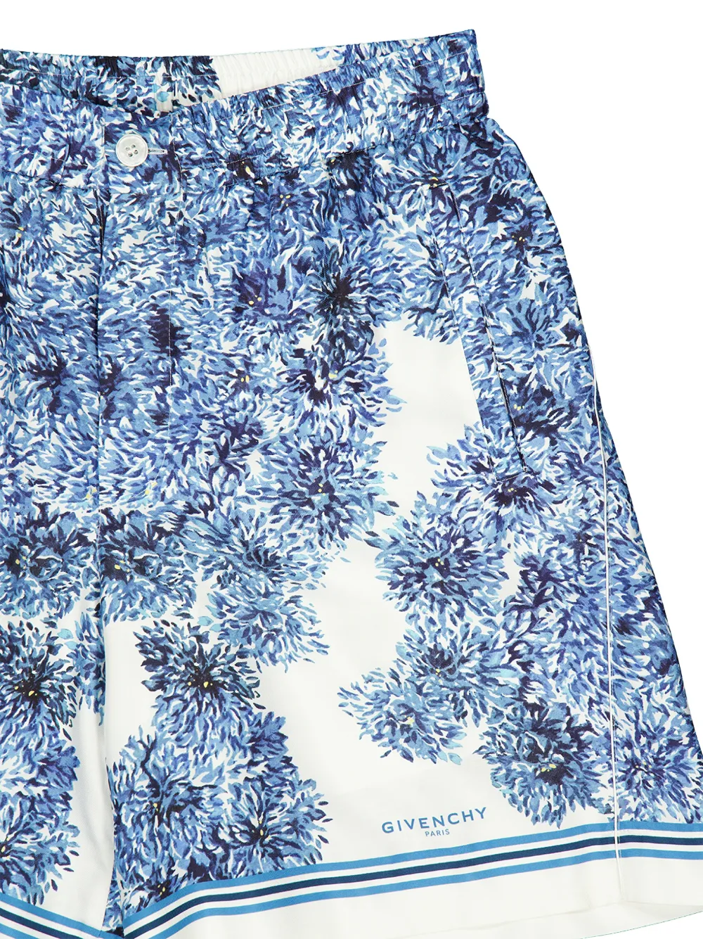 Givenchy Couture Seam bermuda shorts Blauw