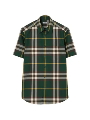 Burberry nova-check Pattern Cotton Shirt | Neutrals | FARFETCH
