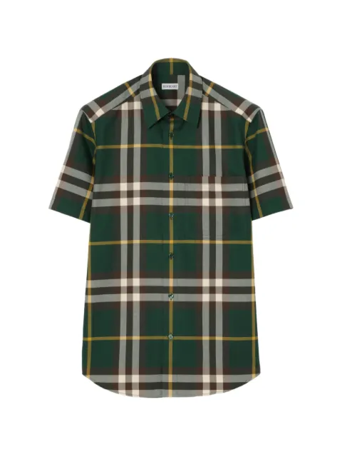 Burberry regular-fit Check cotton twill shirt