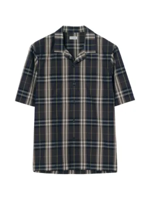 Burberry Checkered short-sleeved Shirt | Neutrals | FARFETCH ZA