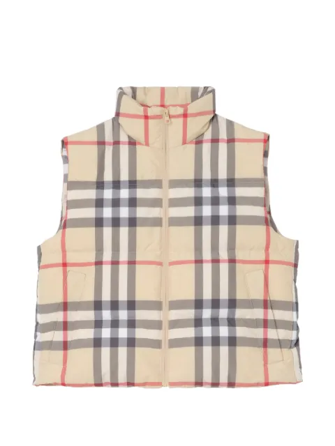 Burberry Check Puffer Gilet