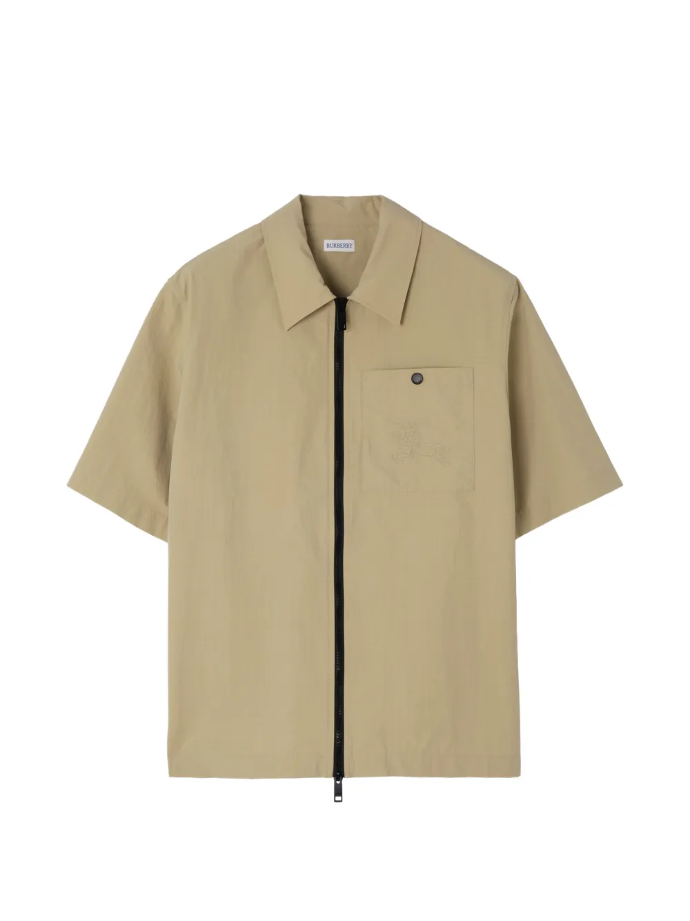 Burberry Nylon-Oberteil mit Reißverschluss - Nude