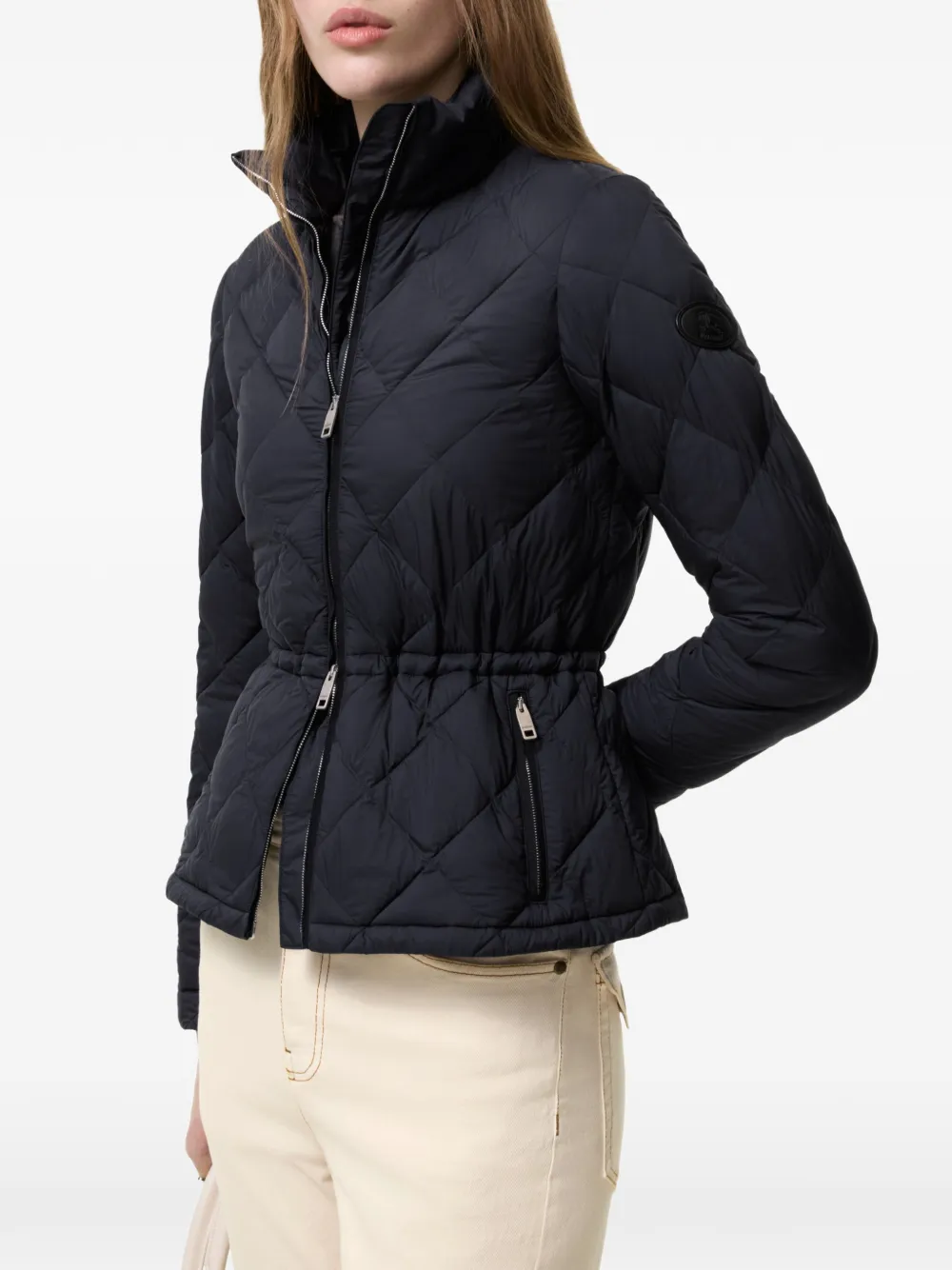 Burberry Nylon gewatteerde jas Blauw