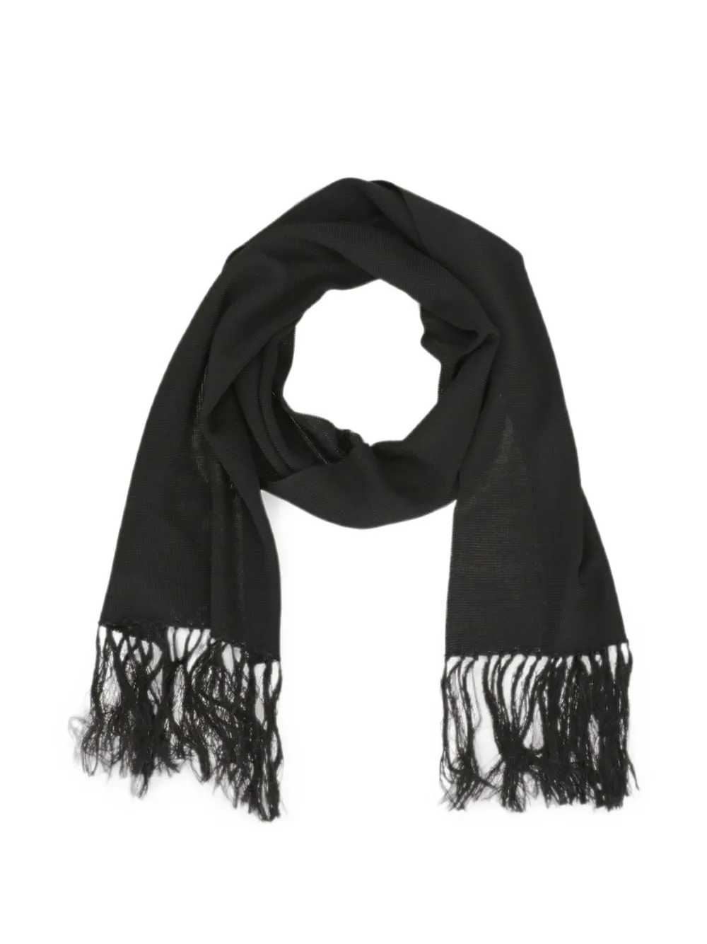 TOM FORD fringed-edge scarf - Schwarz