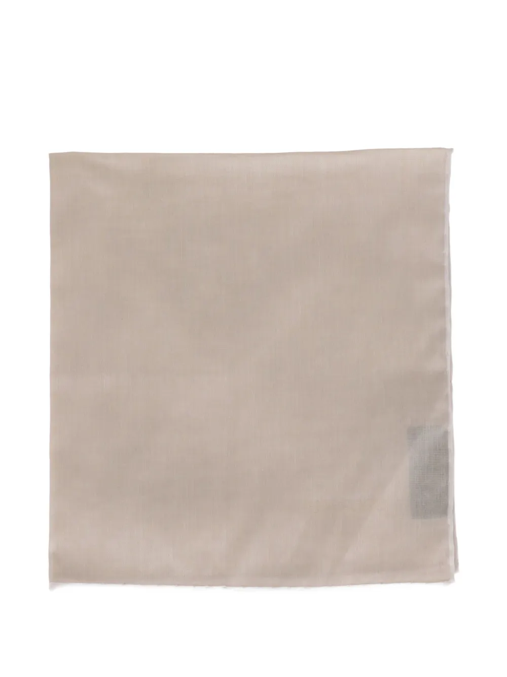 TOM FORD logo-detail pocket square - Nude