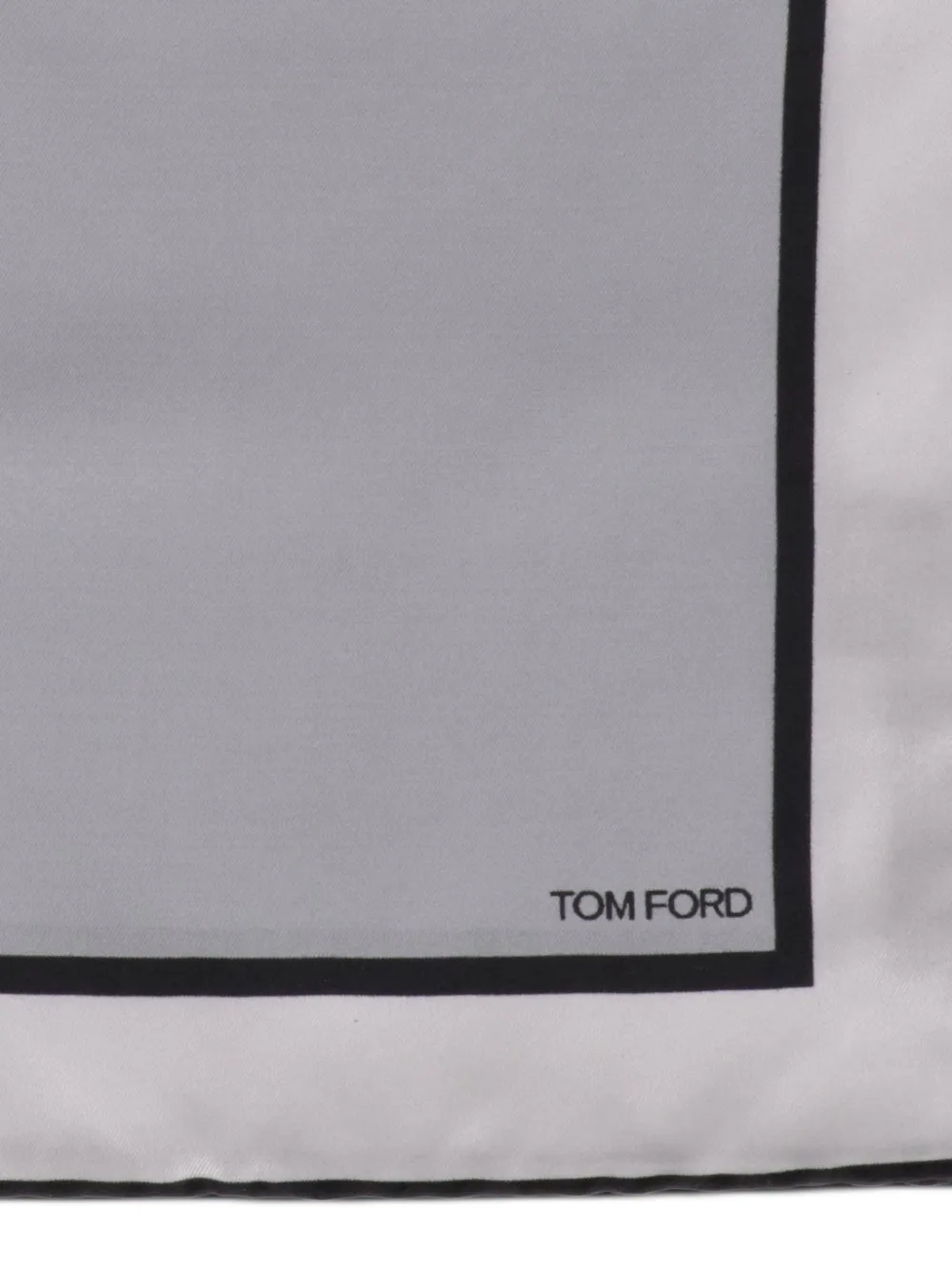 TOM FORD Pochet met randdetail Grijs