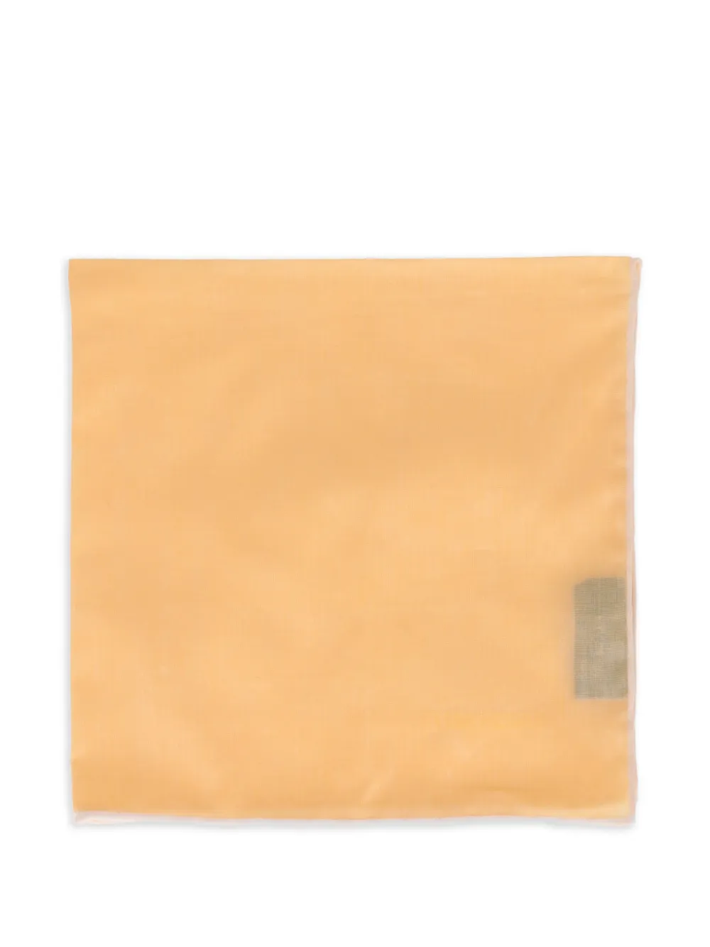 TOM FORD piped-edge pocket square - Giallo