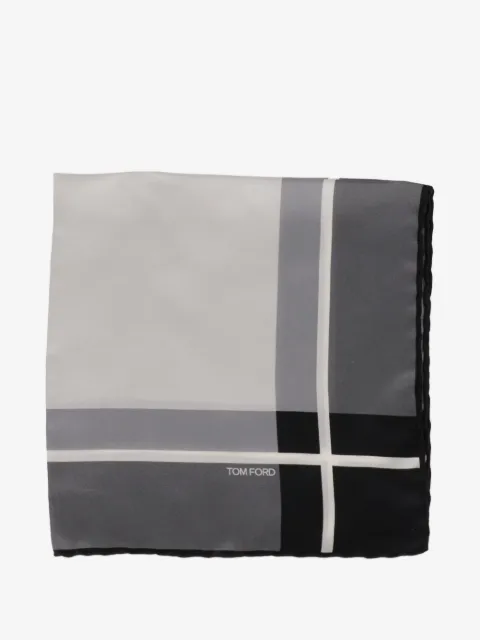 TOM FORD pañuelo de bolsillo con diseño color block