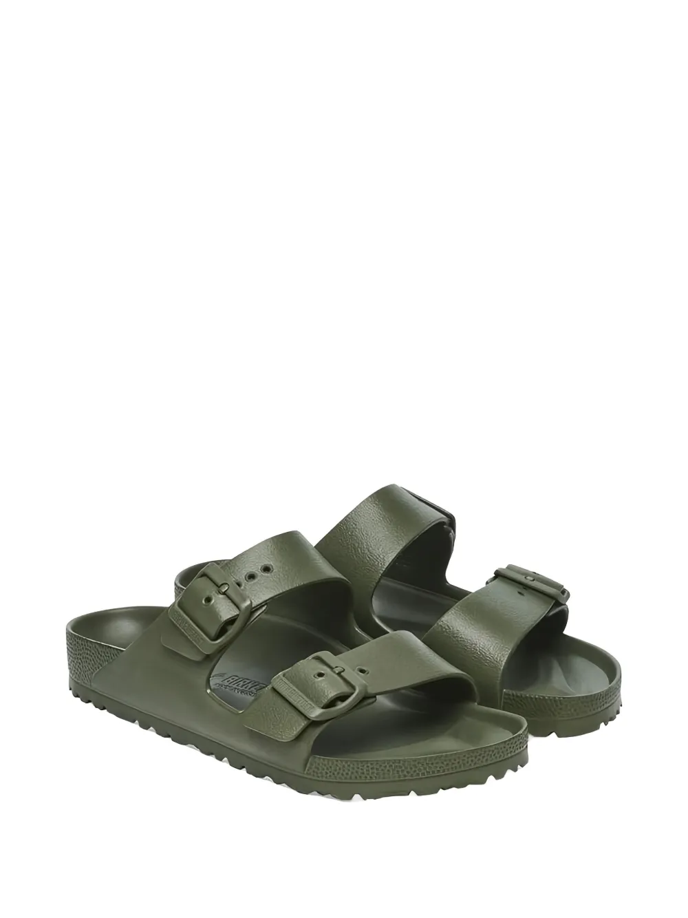 Birkenstock Arizona buckle-fastening slides Groen