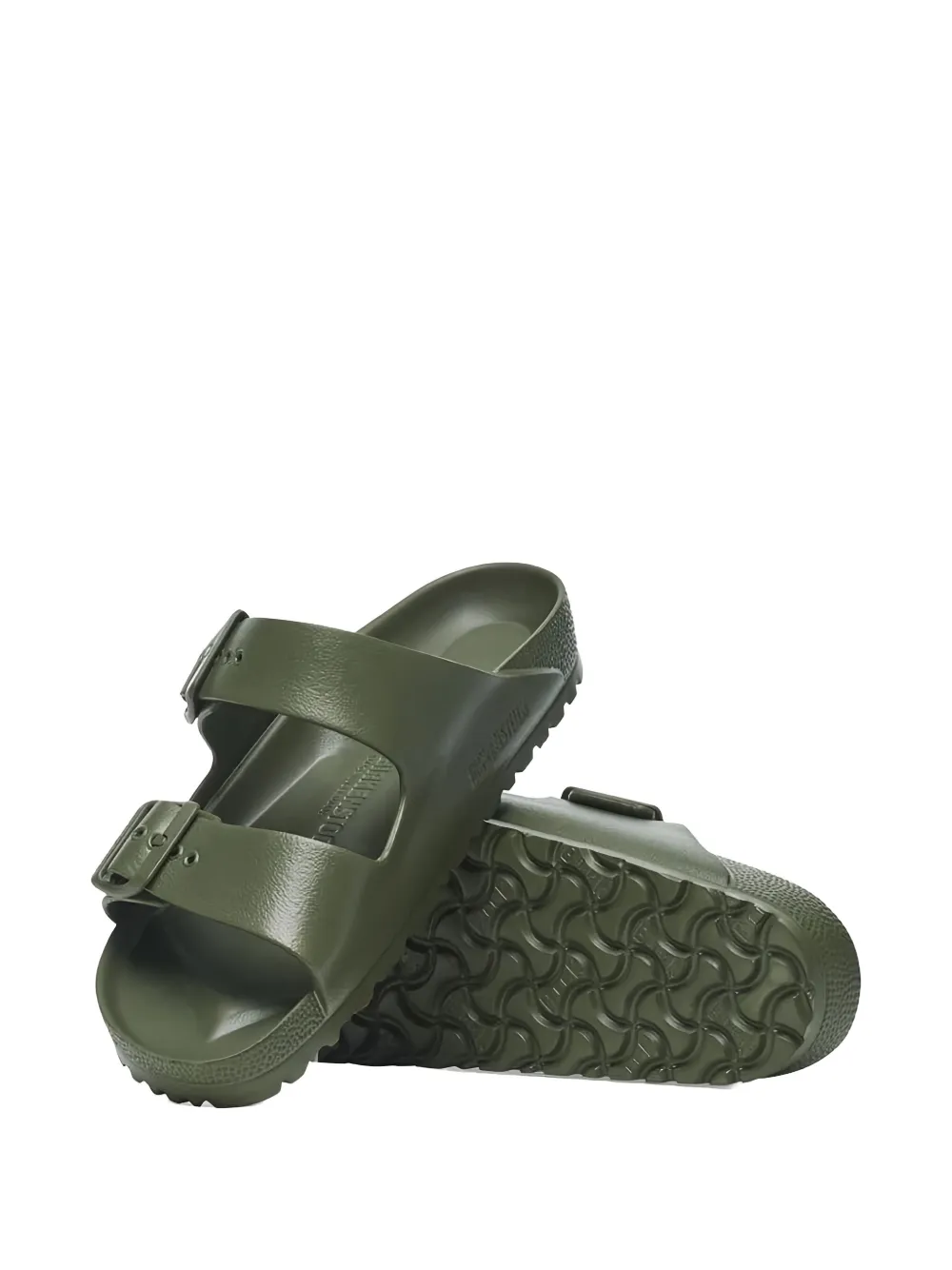 Birkenstock Arizona buckle-fastening slides Groen