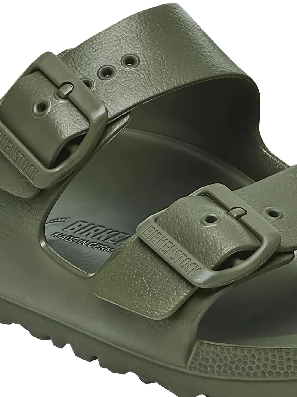 Birkenstock Arizona buckle-fastening slides Groen