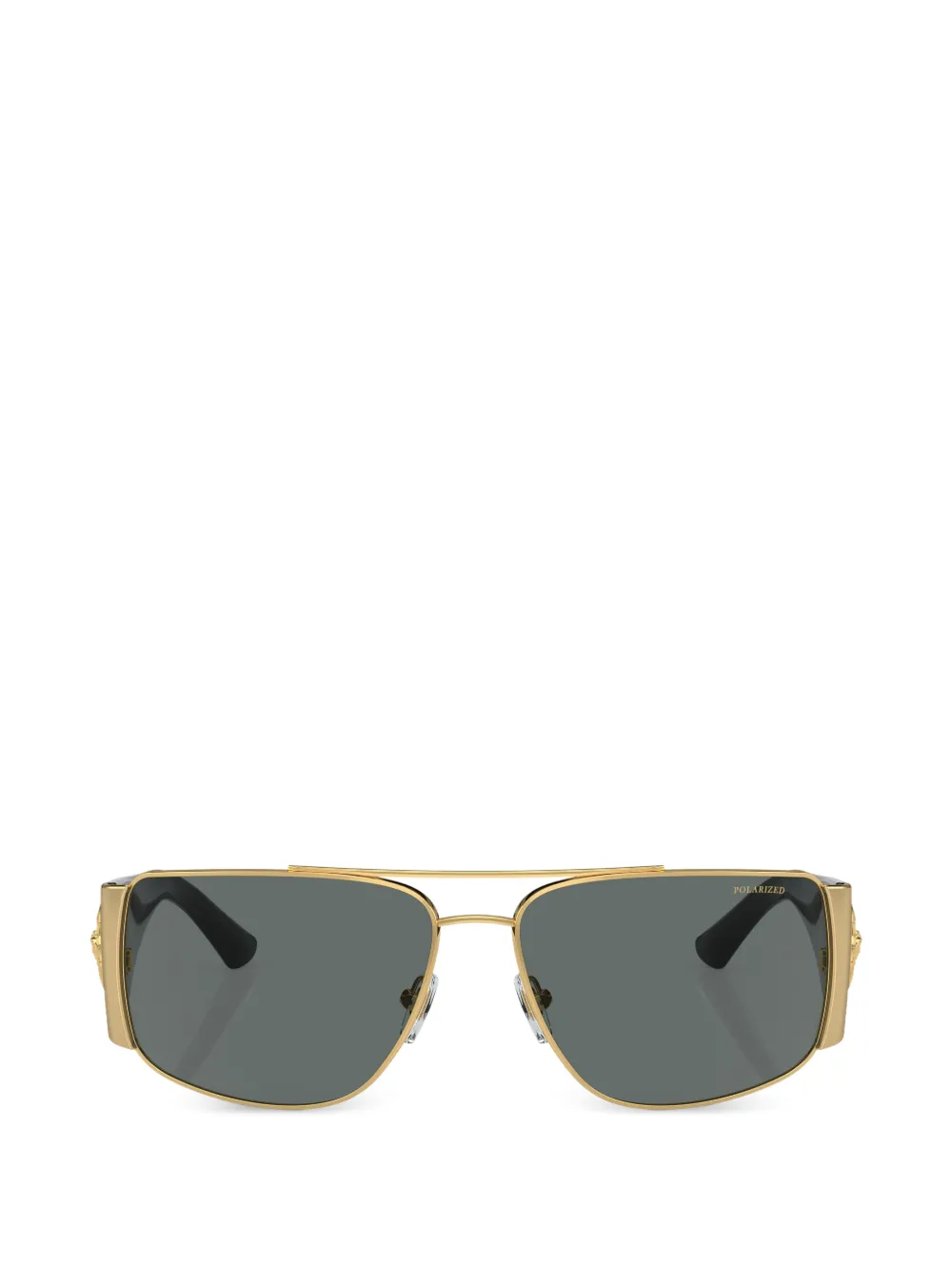 Versace Eyewear rectangle-frame polarized sunglasses · 63