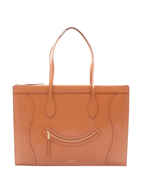 Celine Pre-Owned 2010-2026 Leather Flat New Luggage Cabas handbag
