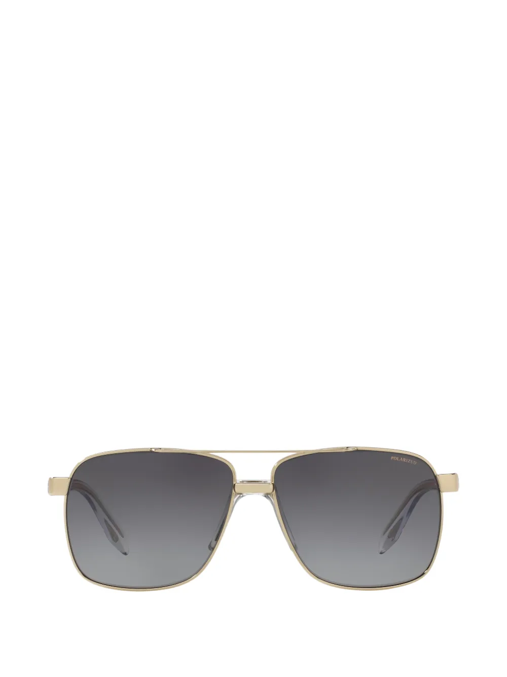 Versace Ve 2174 1252t3 Navigator Polarized Sunglasses In Blue
