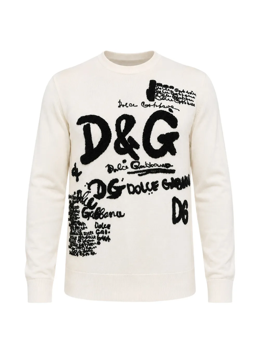 Dolce & Gabbana Maglione con ricamo - Toni neutri