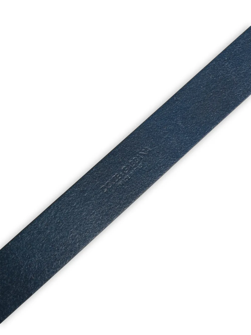 Dolce & Gabbana Leren riem met logogesp Blauw