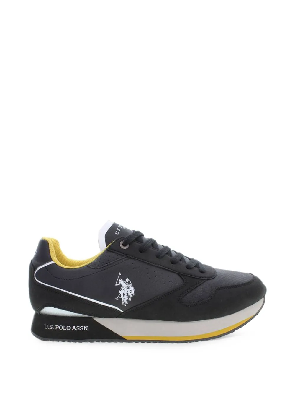 U.S. POLO ASSN. logo-embroidered panelled sneakers