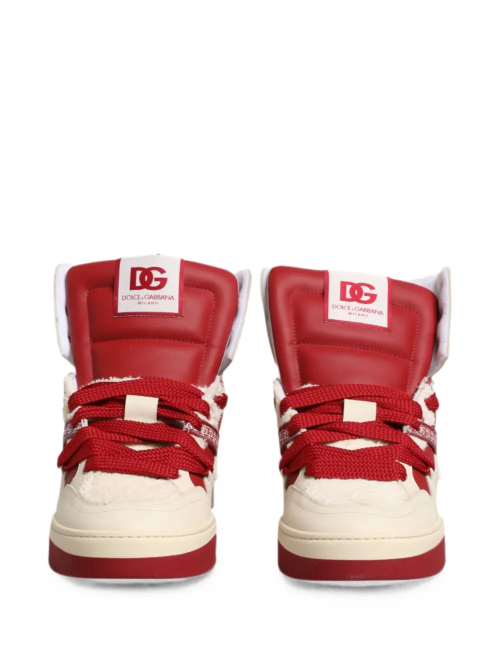 Dolce & Gabbana Custom 2.Zero high-top sneakers Beige