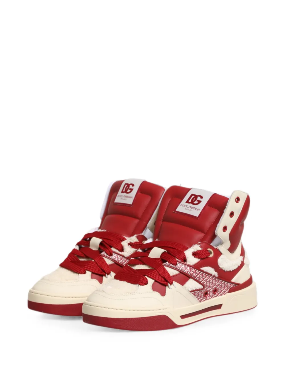 Dolce & Gabbana Custom 2.Zero high-top sneakers Beige