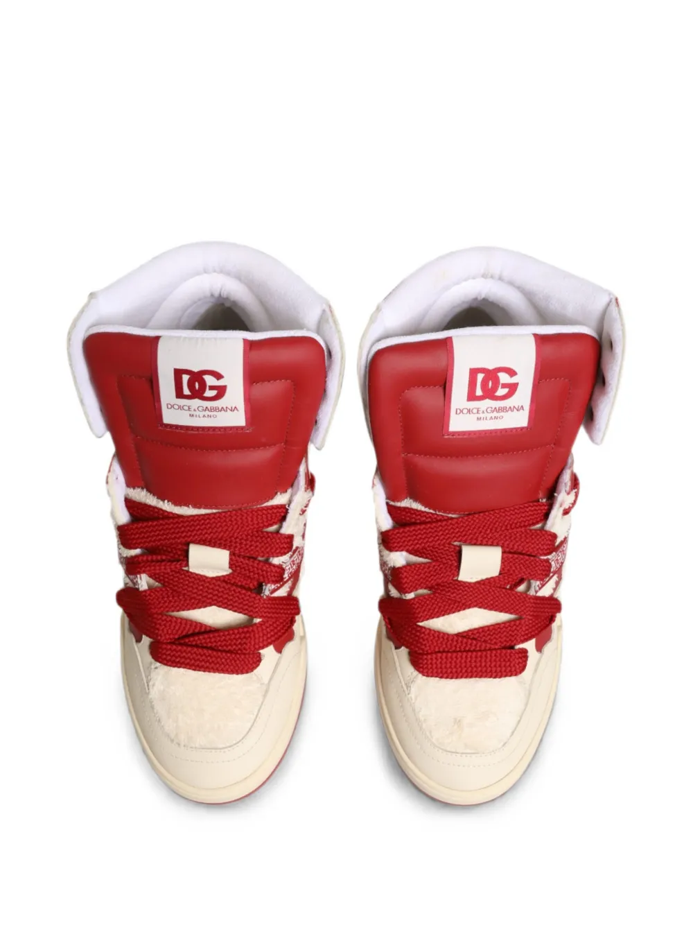 Dolce & Gabbana Custom 2.Zero high-top sneakers Beige