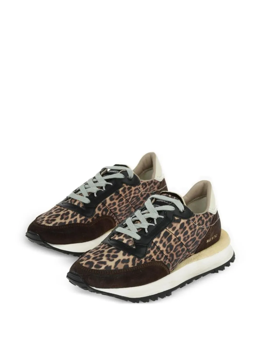 hidnander Tenkei leopard-print sneakers Bruin