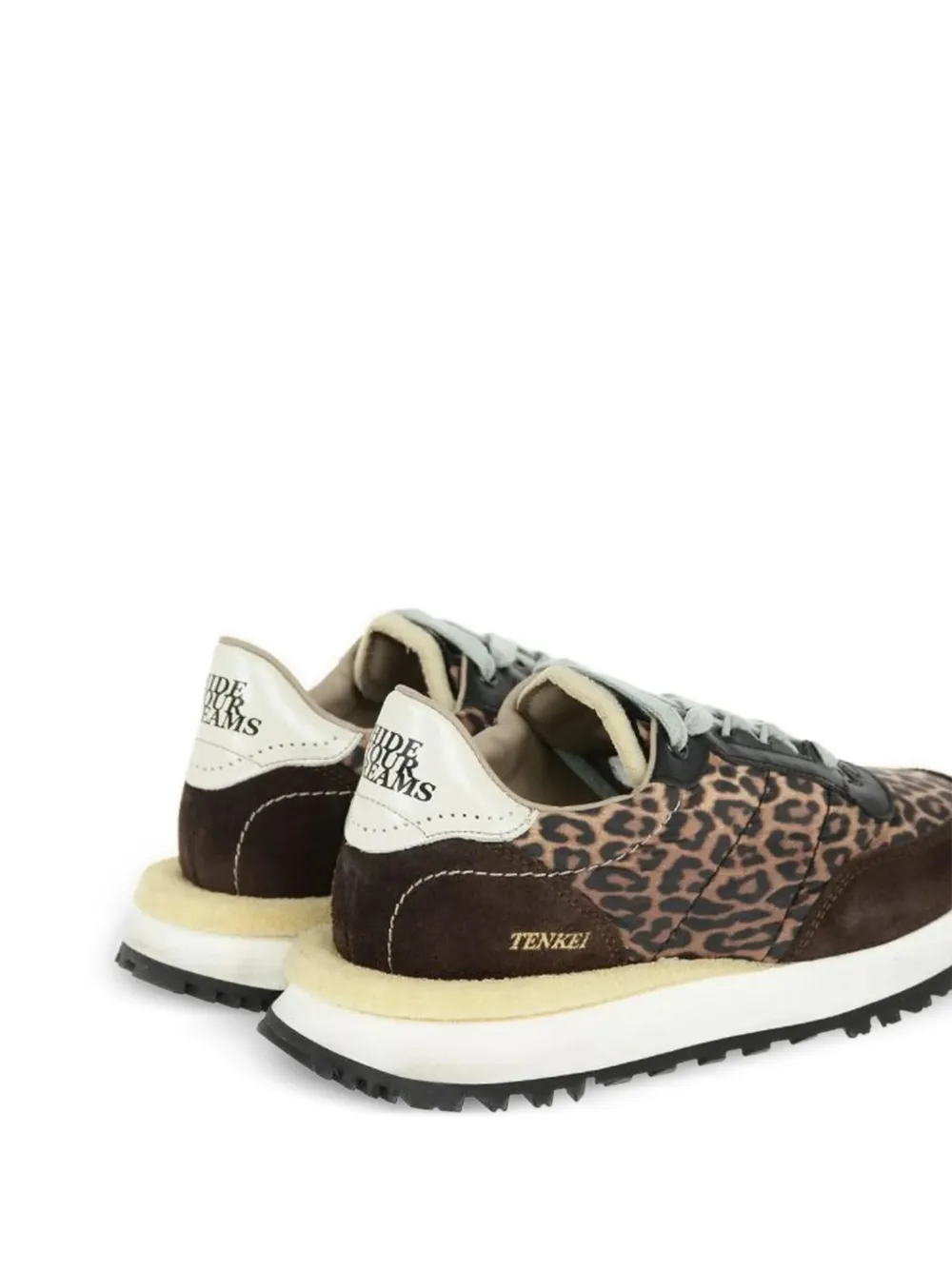 hidnander Tenkei leopard-print sneakers Bruin