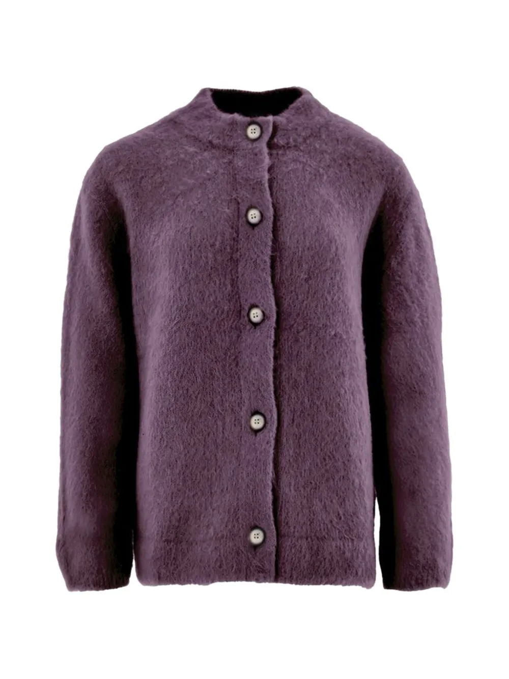 Gran Sasso brushed-finish button-up cardigan