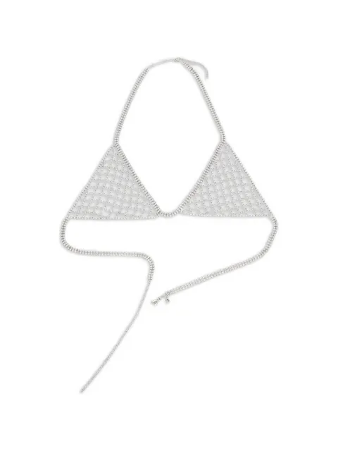 Patrizia Pepe rhinestone-embellished bra