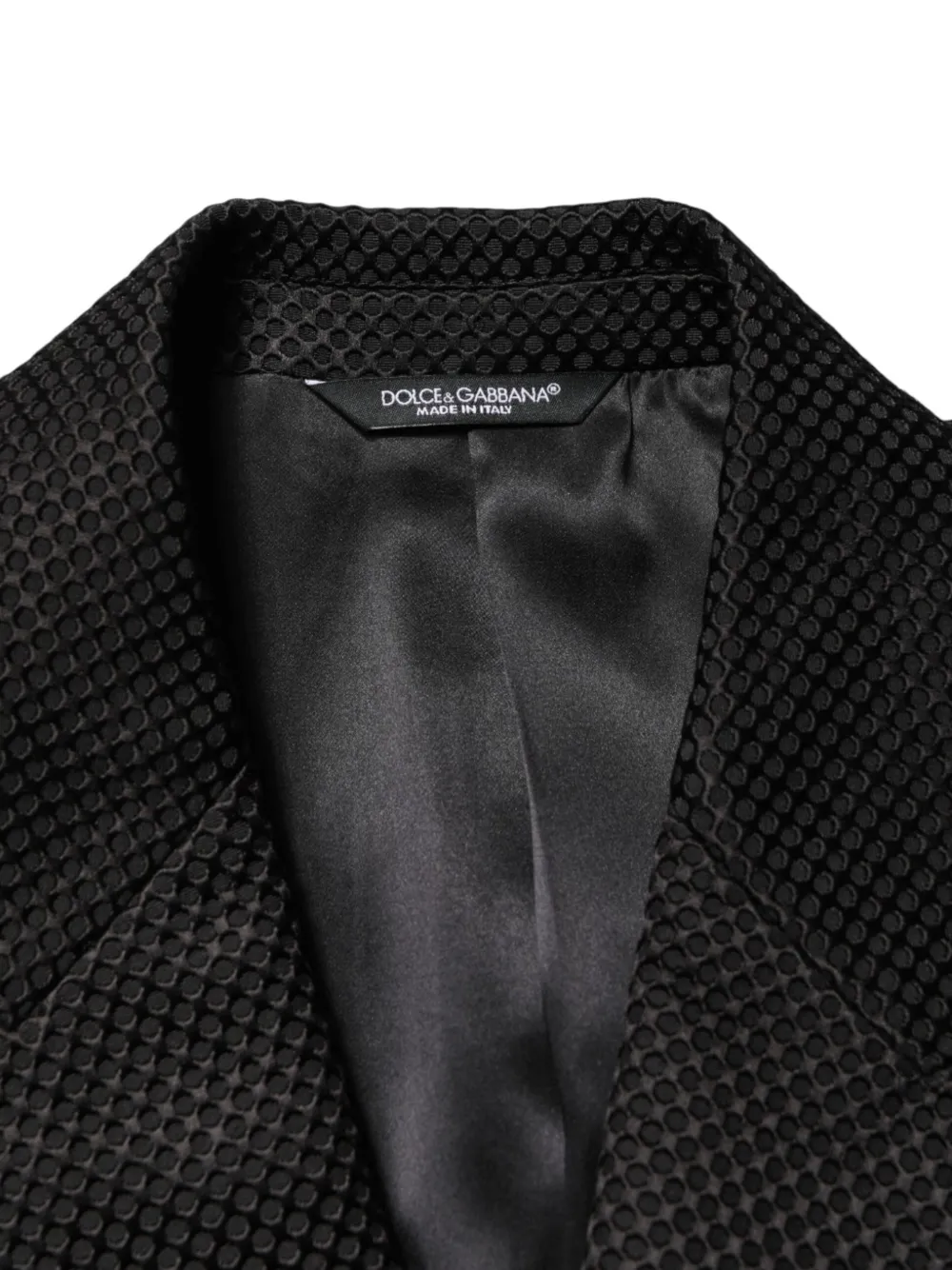 Dolce & Gabbana Blazer met dubbele rij knopen Zwart