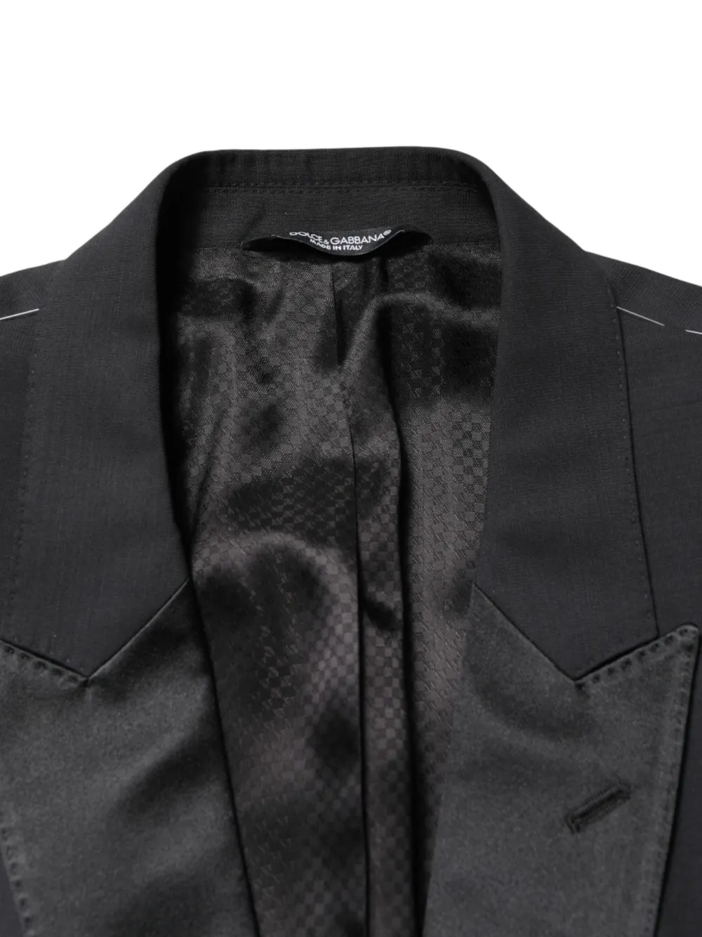 Dolce & Gabbana Blazer met enkele rij knopen Zwart