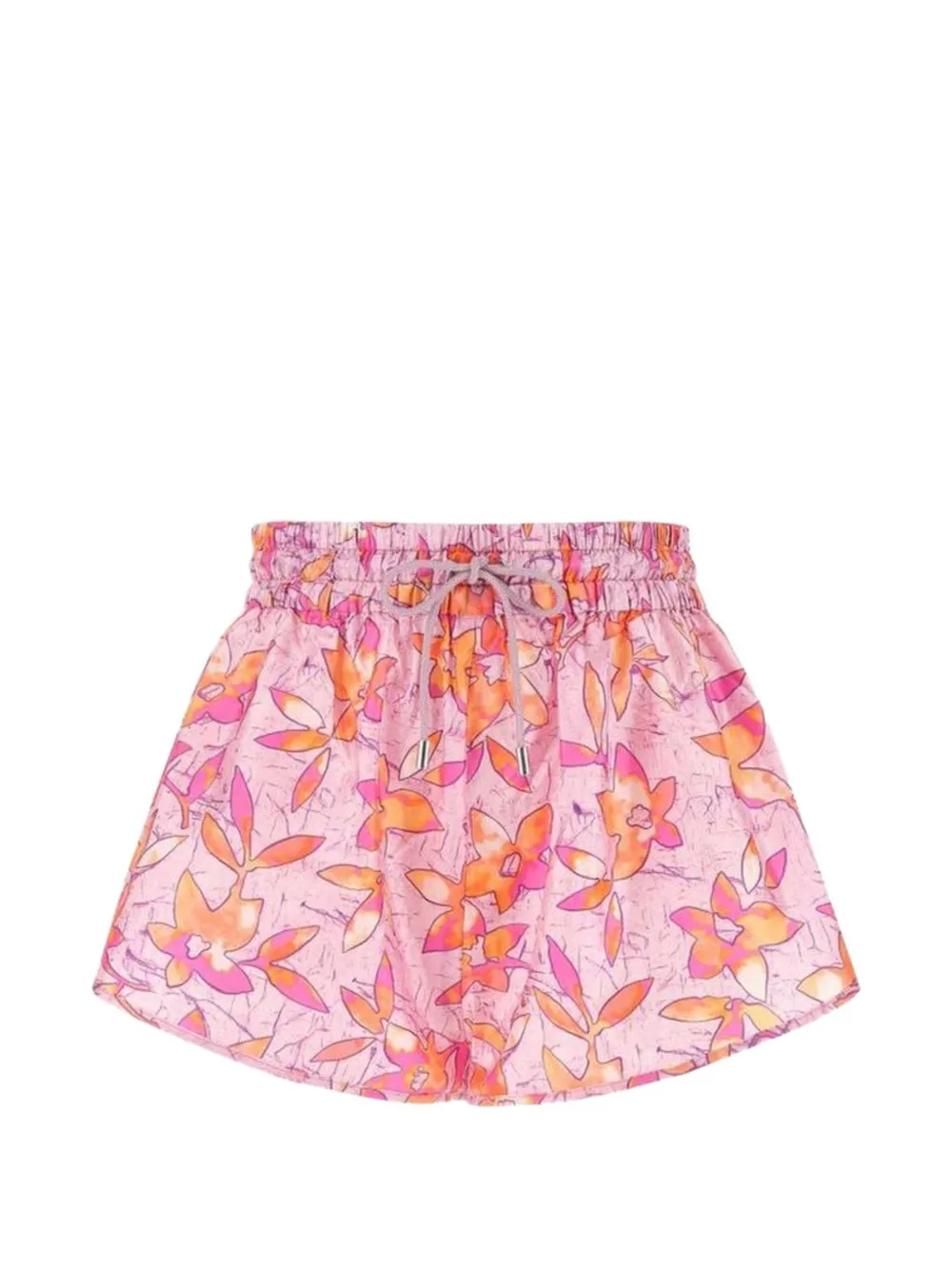 ISABEL MARANT Shorts a fiori con coulisse - Rosa